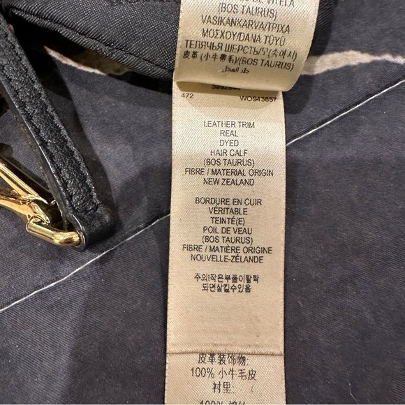 Burberry house check crossbody bag clutch with leopard calf hair trim in VGUC - Picture 13 of 16